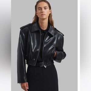 The Frankie Shop Kaia Cropped Bomber